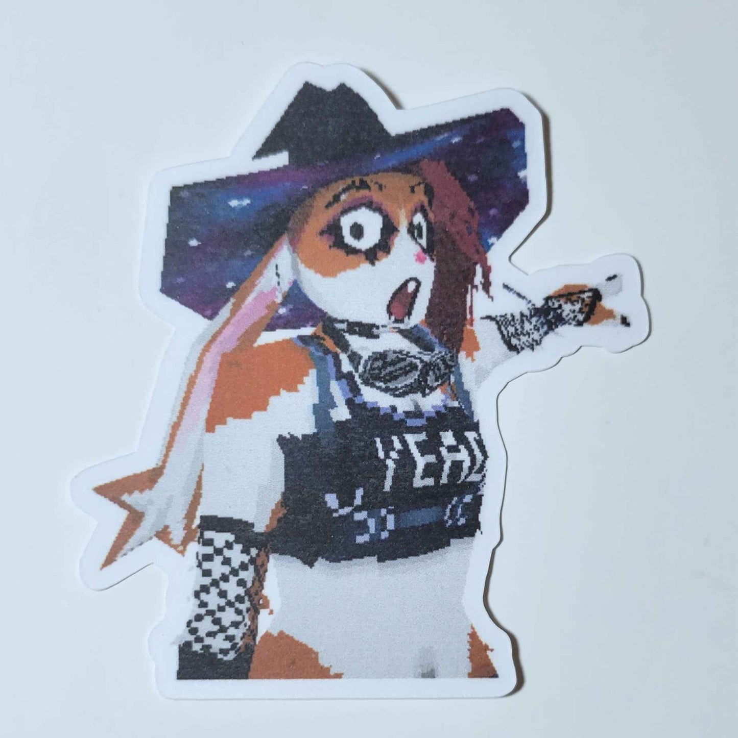 Sticker, Bunlith Bust Pog (3x3in)