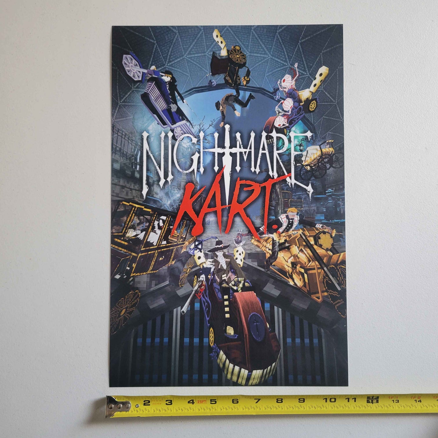 Poster, Nightmare Kart Main Menu (11x17in)