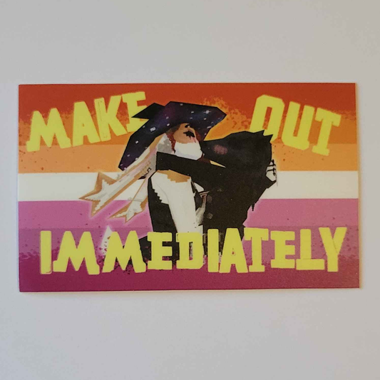 !Sticker, Make Out Immediately, Furry Edition (2x3in)